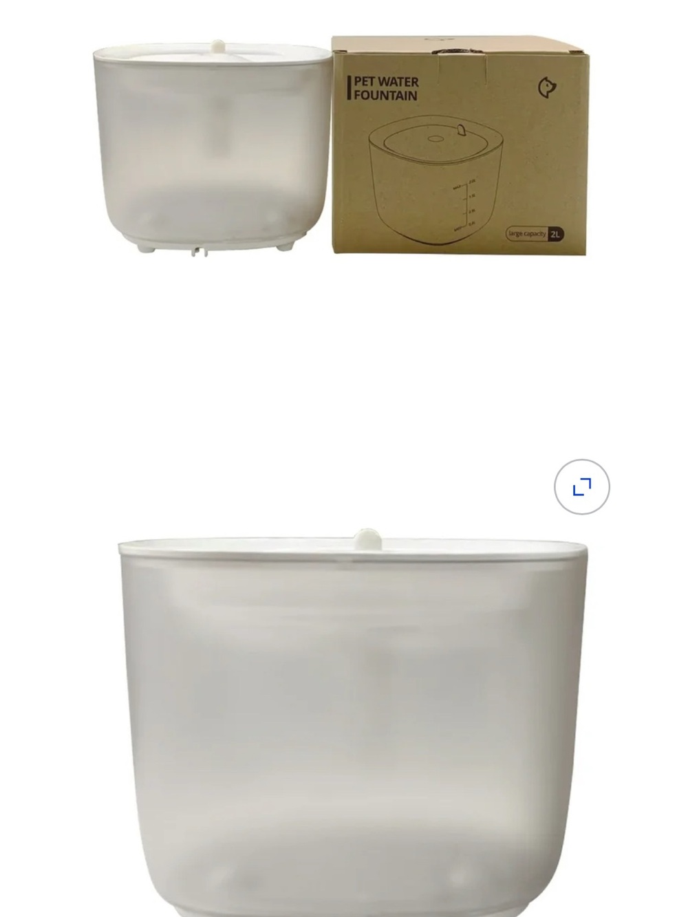 New PETEMPO 2L Pet fountain